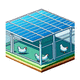 livestock agrivoltaic structure / for crops