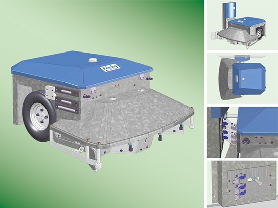 Robot de limpieza de estiércol PRIBOT: limpieza automática del establo para una higiene máxima
