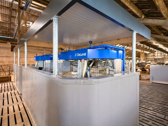 Vergeer Dairy Farm: Milking Robot Rooms with Combiboard Zeta 175mm
