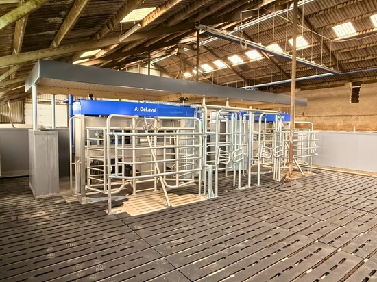 Vergeer Dairy Farm: Milking Robot Rooms with Combiboard Zeta 175mm