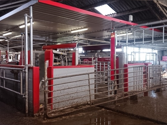 Aire du robot de traite Lely