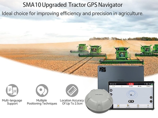 Sistema de guiado GPS para tractores SMA10