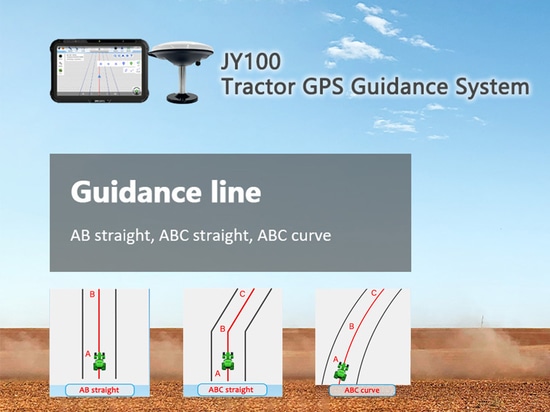 JY100 Sistema de Guiado GPS para Tractores Pantalla de 10 pulgadas,Impermeable,Precisión de 30cm GPS para Agricultura de Alta Precisión Fuerte Antena GNSS Anti-Interferencias,Funciona sin Internet ...