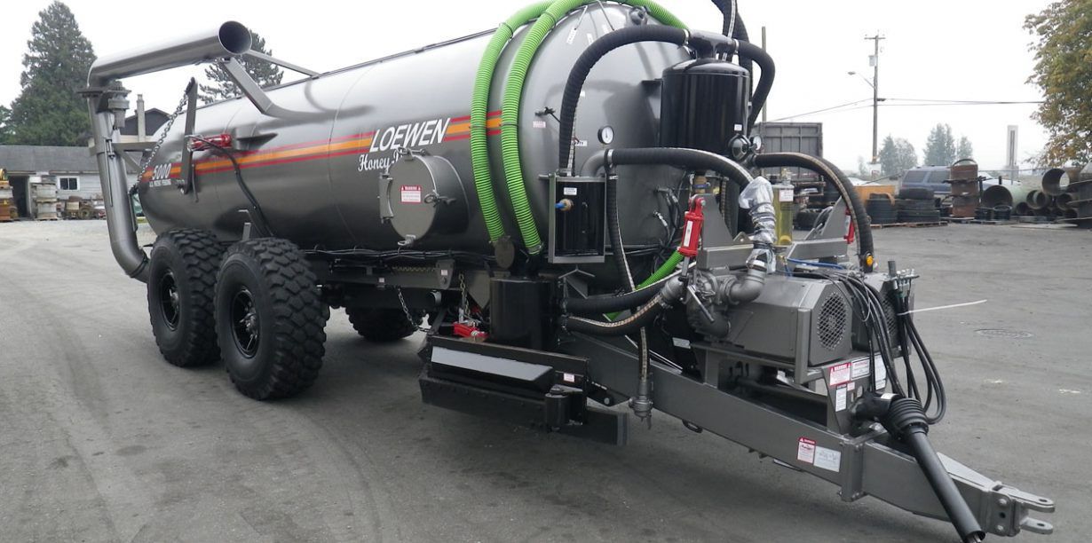 Spandiletame a un asse HONEYVAC® Series Loewen Welding & Mfg. Ltd