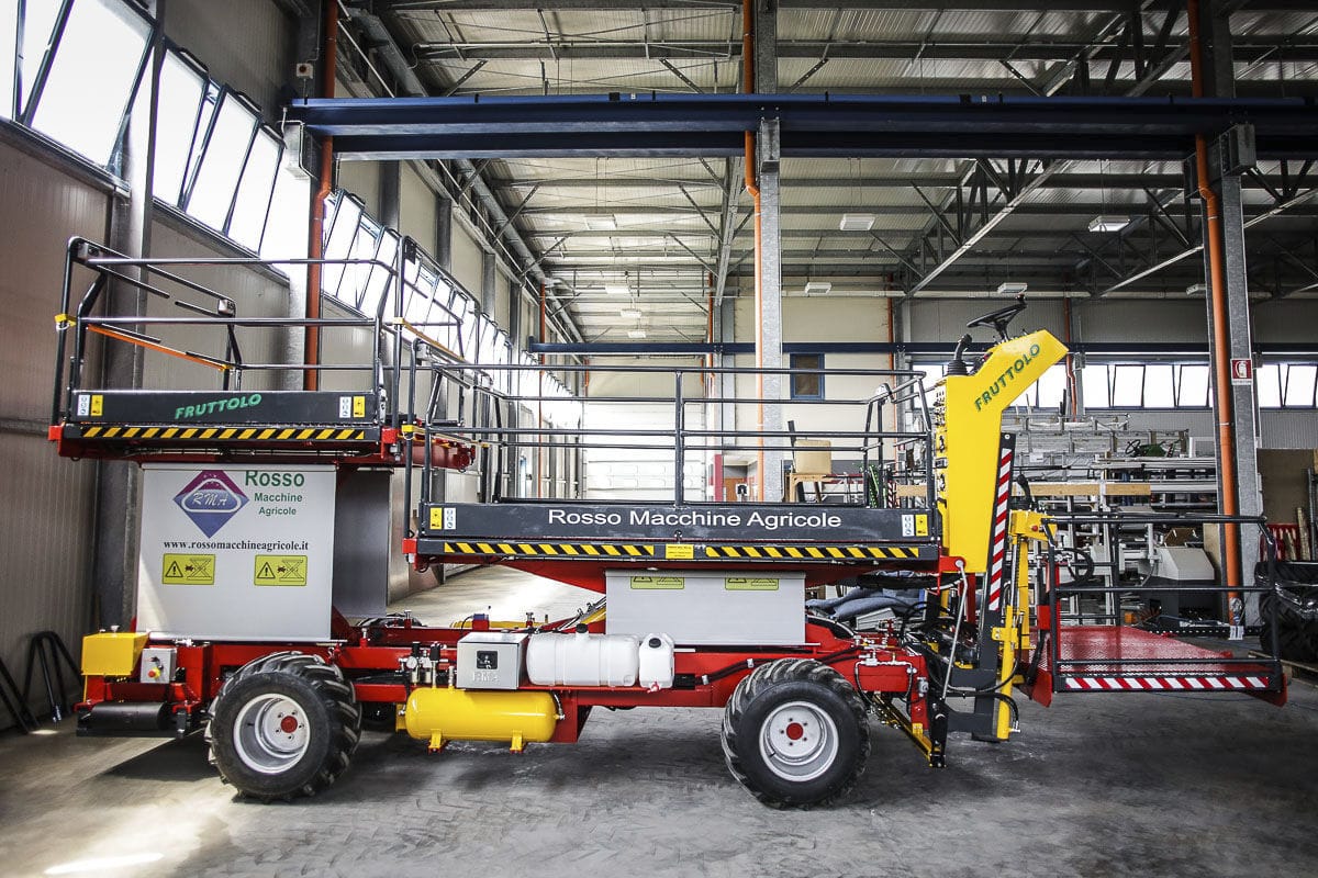 Carrello raccolta per frutteto - Fruttolo Double - RMA ROSSO MACCHINE