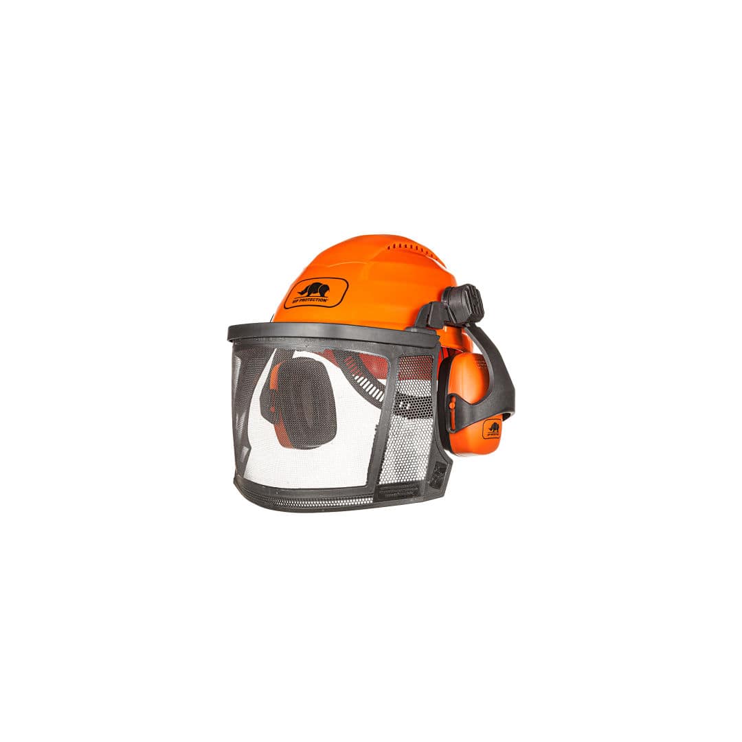 Casco Protettivo Forestale Con Visiera - Per Motosega, Tosaerba, Decespugliatore - Foto 7