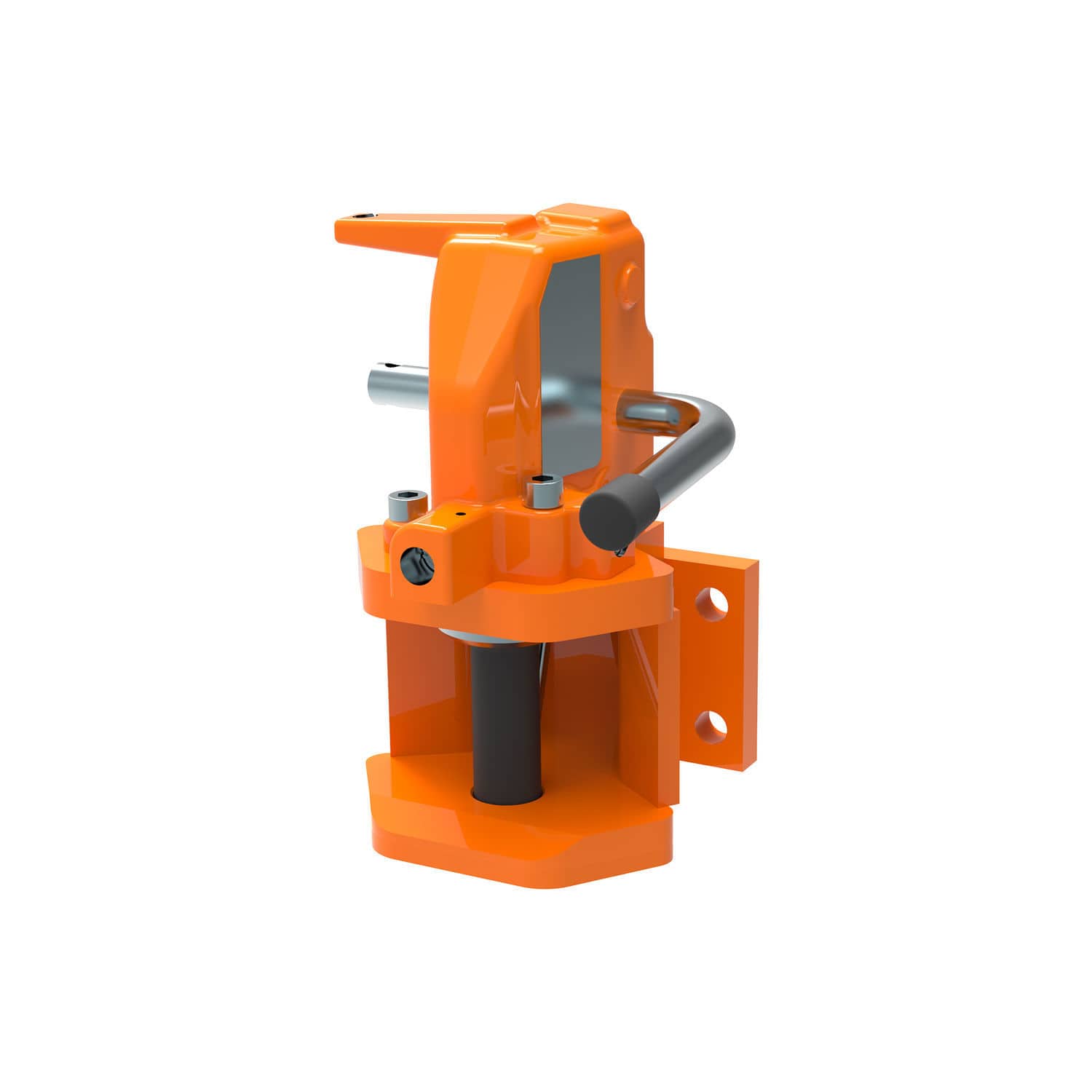 Pedana Per Gancio Di Traino A Flangia Con 2 Fori, Universale 90 Mm, Portata 250 Kg, Antiscivolo