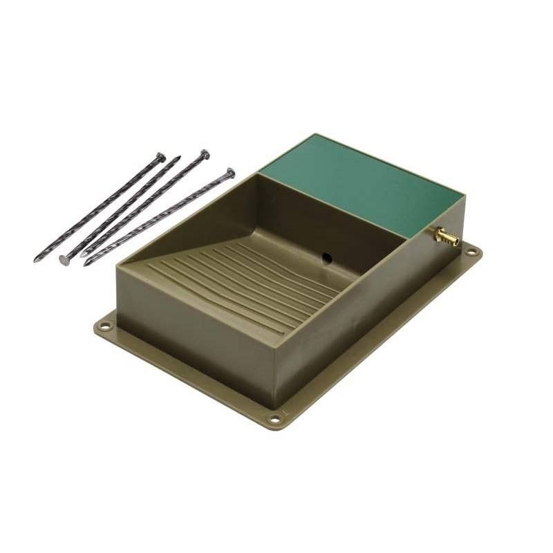 Abbeveratoio Per Uccelli In Metallo Con Palo – 30x80 Cm, Resistente Al Gelo, Stile Retrò Per Giardino