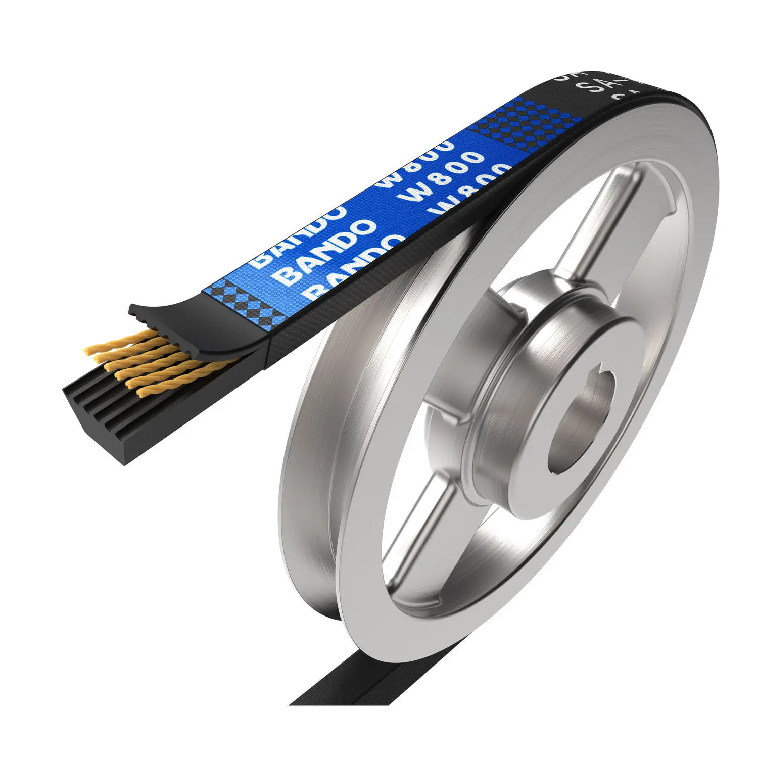 Cinghia Trasmissione Trapezoidale B 99 | 5/8 X 102 Pollici | Rinforzi In Kevlar - Cinghie Tipo B - Foto 8