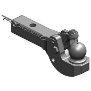 ROAD DAWG ATRLY2003D Torin - Supporto Gancio Traino Con Sfera Da 5,1 Cm, Portata 3 Tonnellate, Caduta 5,1 Cm, Per Ricevitore 5 Cm