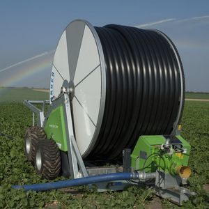 avvolgitubo per irrigazione con trasmissione a turbina