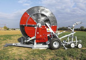 avvolgitore di irrigazione con trasmissione a turbina