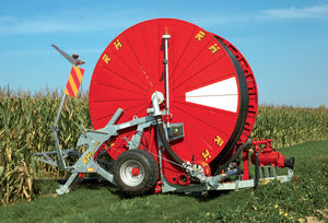 avvolgitore di irrigazione con trasmissione a turbina 1