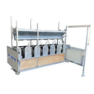 rastrelliera per mangiatoia per caprini