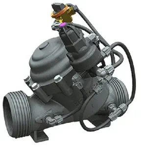 Valvola Di Irrigazione Elettrica Bradas 2563 - 24V AC, Con Regolazione Pressione, Filettature 1" Per Sistemi Di Irrigazione