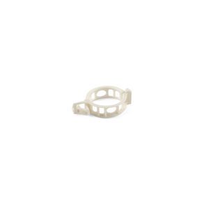 clip ad anello per supporto piante in plastice bio-polimeri 1