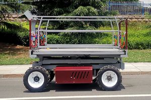 carrello raccolta con motore elettrico