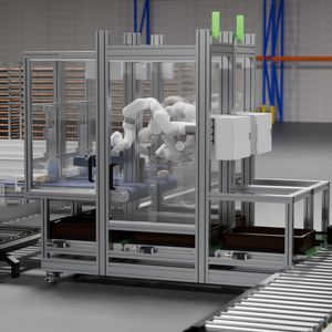 macchina per imballaggio robotizzata
