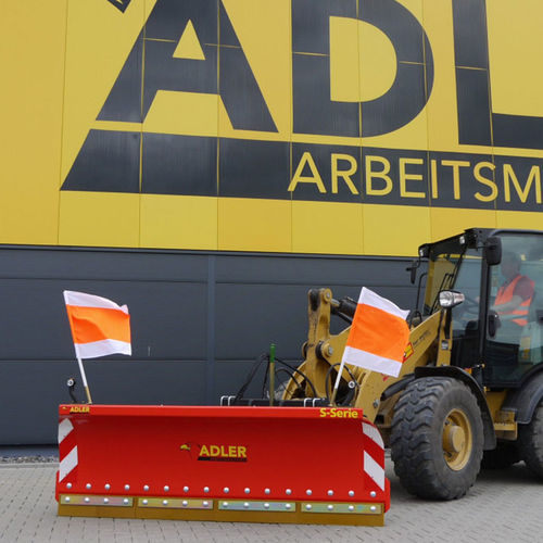 Lama sgombraneve dritta - S series - ADLER Arbeitsmaschinen GmbH & Co. KG - con regolazione idraulica
