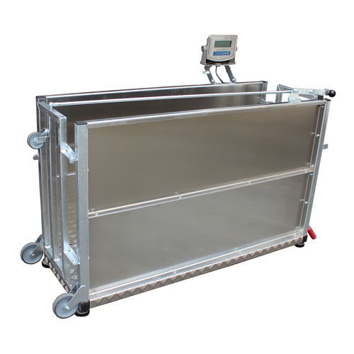 Bilancia per suini - AGRETO electronics GmbH - per pecore / elettronica / con gabbia