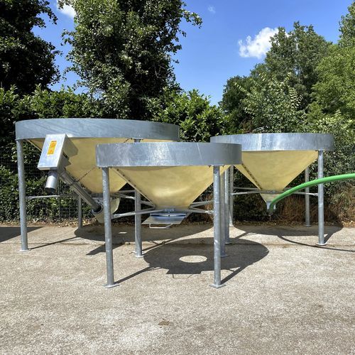 Tramoggia di ricevimento di scarico - AGRITREMIE - AGRITECH S.R.L.