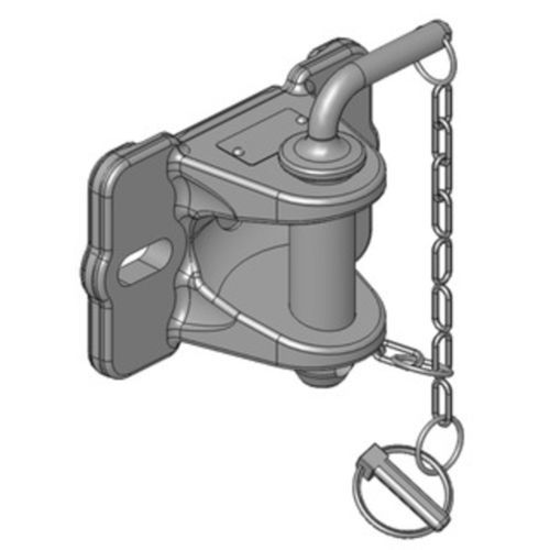 Staffa per gancio di traino manuale - 05.1200.01-A01 - SCHARMÜLLER GesmbH & Co. KG - per rimorchio