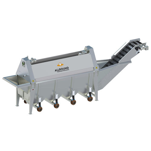 Pulitore per raccolti per verdure - U 600 - Allround Vegetable Processing B.V. - a tamburo / a tamburo