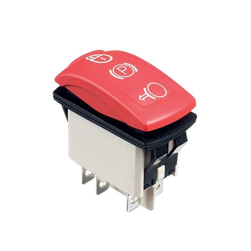 Interruttore a bascula - KR00813 - APEM GmbH - IP68 / per materiale agricolo / per cruscotti
