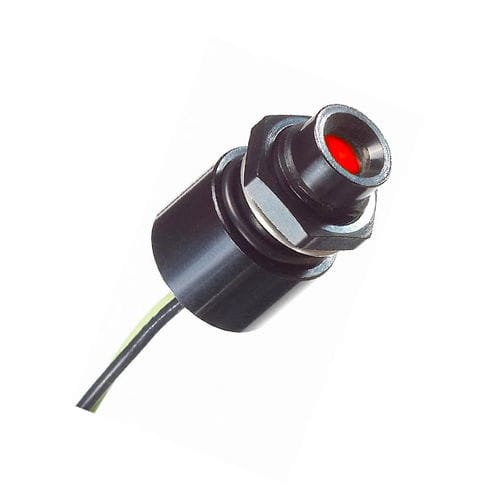 Spia luminosa LED - QRM-NV85ANXXNV-RD24E - APEM GmbH - rossa / fissa / con cavo