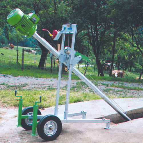 Miscelatore di liquame inclinato - MEX series - BAUER Ges.m.b.H. Röhren- und Pumpenwerk - con motore elettrico
