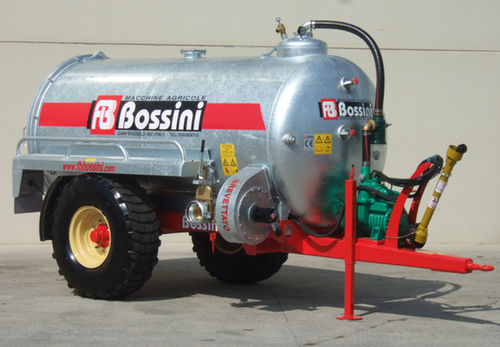 Carrobotte spandiliquame a un asse - B1 60   - BOSSINI s.r.l. - a vuoto