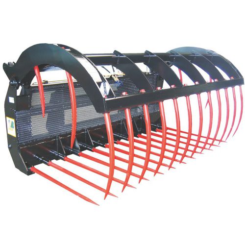 Forca per letame - D50 Silage-/Manure fork with grapple XL - Bressel und Lade Maschinenbau GmbH - con braccio di supporto