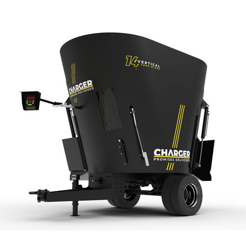 Miscelatore a vite verticale - Charger V14 - CELIKEL AGRICULTURAL MACHINERY INC - trainato / con scarico laterale / monococlea