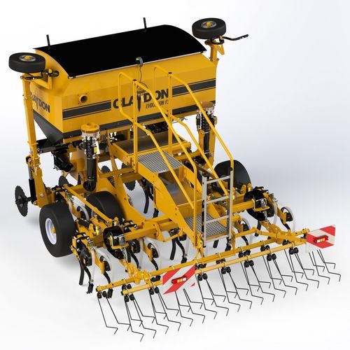 Seminatrice in linea meccanica - M3F EVOLUTION - Claydon Yield-o-Meter Ltd. - montata su trattore / con attacco a tre punti / con spandiconcime