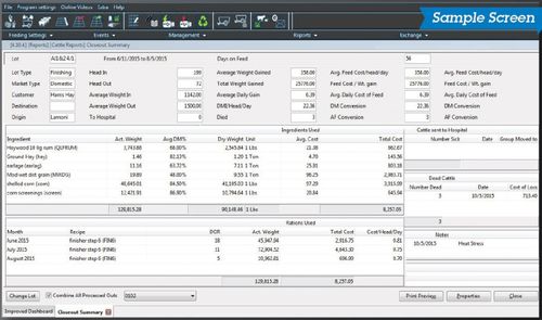 Software di gestione - Beef Tracker - Digi-Star International - di contabilità / di alimentazione