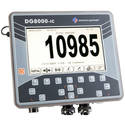 Indicatore di peso di bordo - DG8000-IC - DINAMICA GENERALE S.p.A. - per trattore
