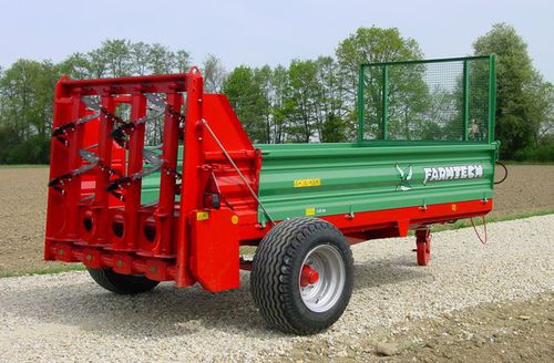 Spandiletame trainato - MINIFEX 500 - Farmtech d.o.o. - a rulli orizzontali / a un asse