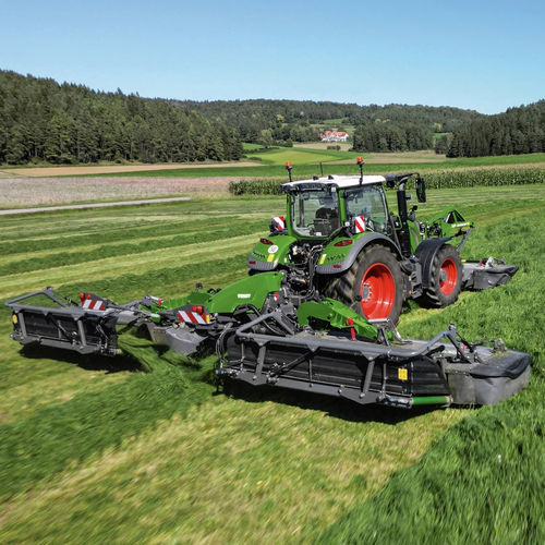 Falciatrice portata - Slicer - AGCO GmbH - frontale / a martelli / con condizionatore