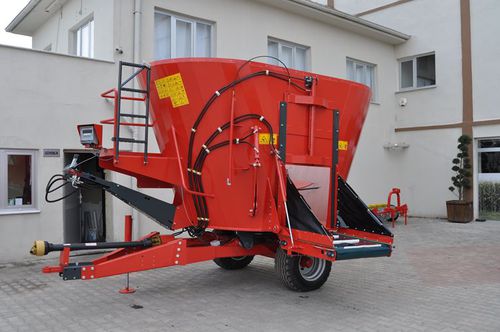 Miscelatore a vite verticale - FMV 12S - Fimaks Makina - orizzontale / trainato / monococlea