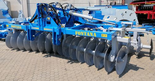 Erpice a disco portato - SERIES ED H - Fontana S.r.l. - attrezzature agricole - a 4 sezioni / con regolazione idraulica / con attacco a tre punti