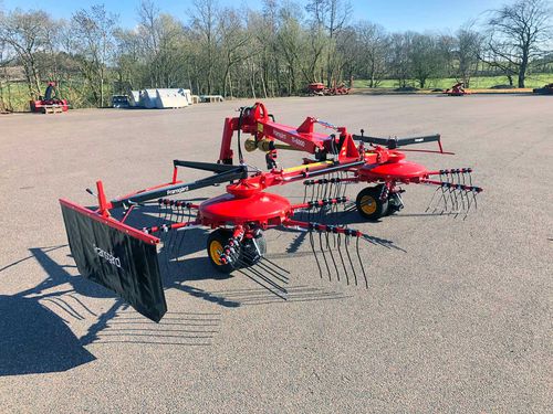 Ranghinatore rotativo - TI-6000 - FRANSGARD Maskinfabrik A/S - a scarico centrale / birotore