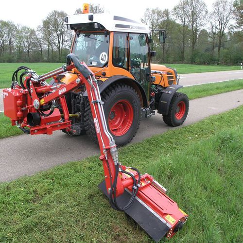 Decespugliatore idraulico portato - KBM 350 - Gerhard DÜCKER GmbH & Co. KG - a martelli / pieghevole / su presa di forza