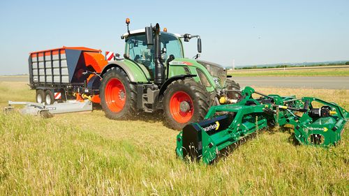 Falciatrice portata - TRIDENT 6000 - GreenTec A/S - a martelli / pieghevole / su presa di forza