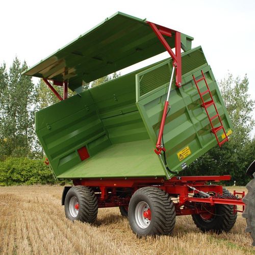 Rimorchio basculante - HI18000ZMK - Hilken Fahrzeugbau GmbH - a 2 assi / agricolo / 18 tonnellate