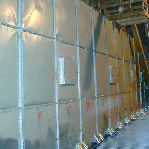 Silo rettangolare - HIMEL Maschinen GmbH & Co. KG - per cereali / in acciaio galvanizzato