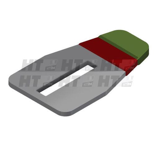 Raschietto in acciaio - 11028A5 - HT Srl - in carburo / per rullo packer / per Kverneland