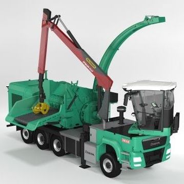 Cippatrice montata su camion - HEM 922 DQ Cobra  - JENZ GmbH Maschinen- und Fahrzeugbau - con motore diesel / elettrica / ibrida