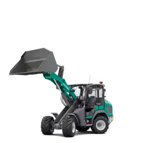 Pala gommata - KL21.5L - Kramer-Werke GmbH - compatta / con cabina / per balle