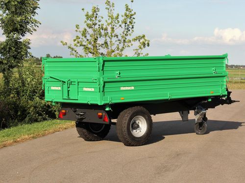 Rimorchio ribaltabile - REDK-40.L - Martin Reisch GmbH - basculante / a un asse / agricolo