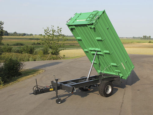 Rimorchio ribaltabile - REDK-80.L - Martin Reisch GmbH - basculante / a un asse / agricolo